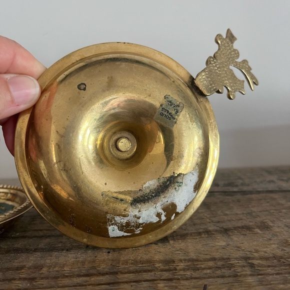 Vintage Brass Chamberstick Candle Holders - Picture 6 of 6